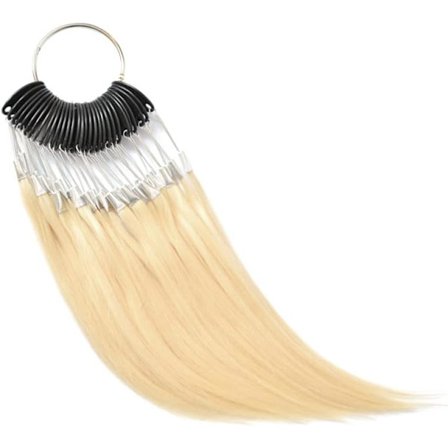 30 slingor/set med hårfärgsprov 100% äkta hårfärgring