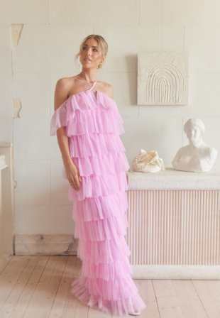 Andrea Norrman X Bubbleroom Andrea Tulle Maxi Dress Klær