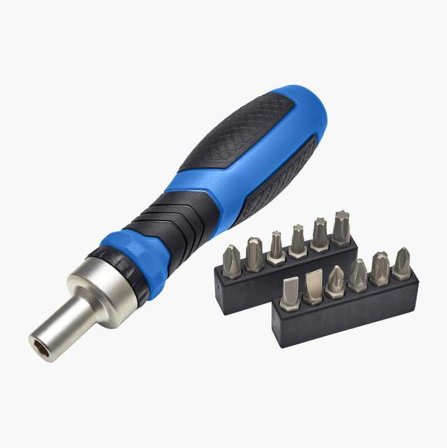 Biltema - Skralleskrutrekker med bits 13 deler