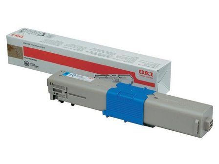 OKI Tonerkassett, cyan, singelförpackning, 44973535 - Lyreco - Toner och bläck - Tonerkassetter - Toner OKI
