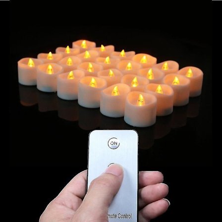 6 Pieces Remote Or Not Remote Electric Candle Battery Operated Fausse Bougie Birthday Candle Kaars
