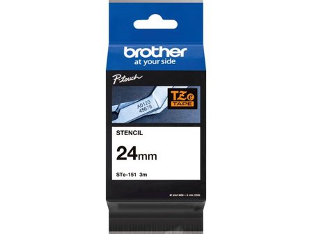 Brother Tape STE151 24mm - Lyreco - Kontorsmaskiner - Märkmaskiner och tape - Tape - Brother TZ