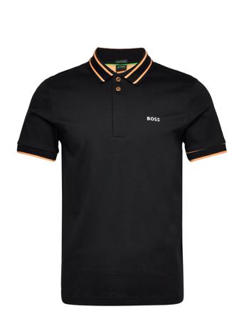 Paule 1 Polos Short-sleeved Svart BOSS