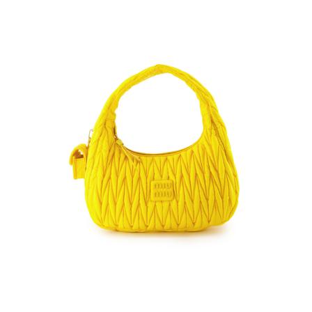 Miu Miu Handbags Gul, Dame Håndtasker, Størrelse: ONE Size