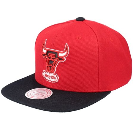 Mitchell & Ness - Chicago Bulls Team 2 Tone 2.0 Red/Black Snapback Snapback Red Cap - NBA @ Hatstore
