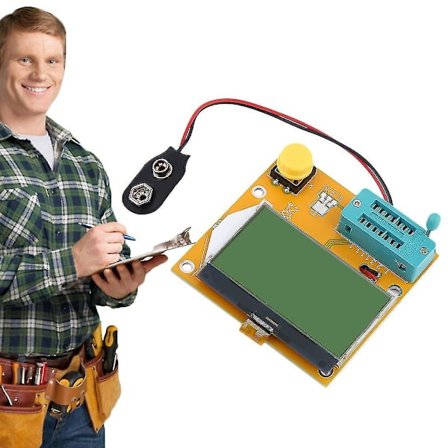 Lcr-t4 Grafisk Transistor Tester Modstand Kapacitans Esr