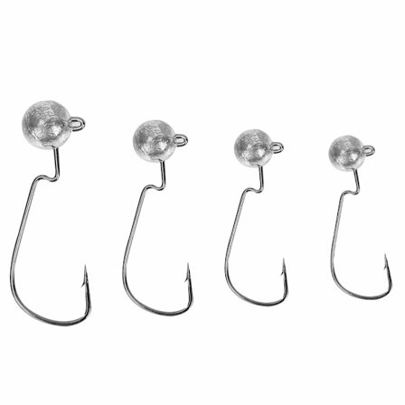 20 st/låda fiske jigg huvud krokar sänke vikt fisketillbehör_xx