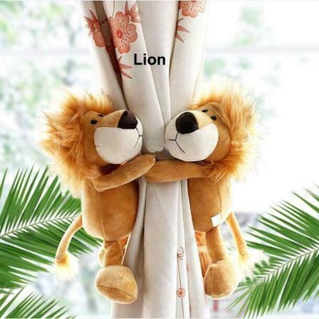 2 kpl Piirretty el in verhoklipsit, soljet, pidikkeet, narut, kodin sisustus Lion