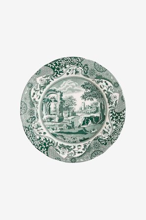Spode - Suppetallerken 23 cm Heritage Green Italian - Grøn - Skåle - Fra Homeroom