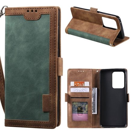 Suburbian läder Samsung Galaxy Note 20 Plus fodral - Grön