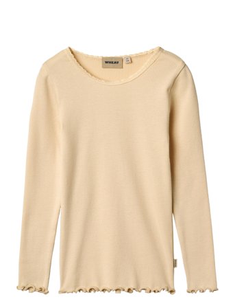 Rib T-Shirt L/S Reese Yellow Wheat