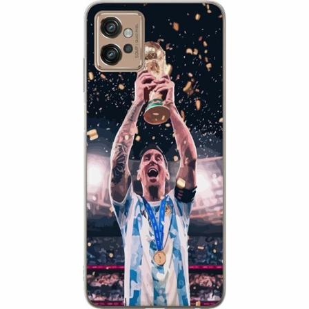 Motorola Moto G32 Genomskinligt Skal Messi