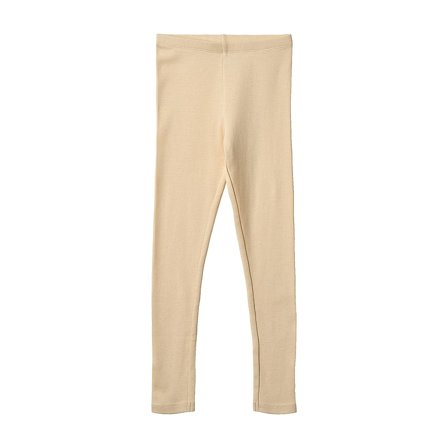 WHEAT Rib Leggings Maddy Macadamia Str 98/ 3 år, Tøj & Bolig, Børnetøj, Børnestrømpebukser