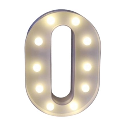 LED Bokstavlamper Stor Dekorativ Hagelampe for Utendørsbruk O-max_sai