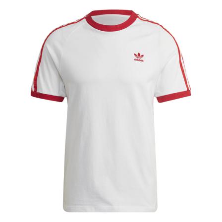 Adidas Originals, T-shirt z 3 paskami adidas Originals Biały, Mężczyzna, Rozmiar: XL