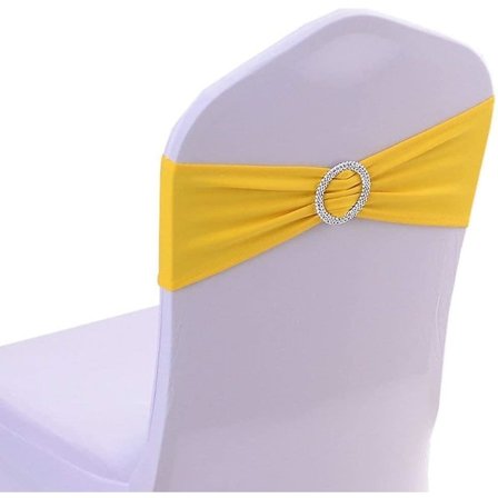 10 kpl Tuolinpäällisen Joustava Nauha Soljella