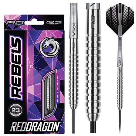 Rebel Steel Tip Darts 23g | Red Dragon Darts