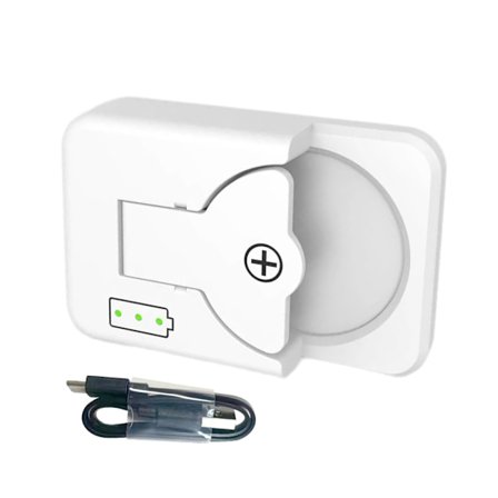 Nyttig litiummyntbatterilader USB C-lading for LIR2032 LIR2025 LIR2016