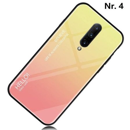 gradient härdat glas för One plus 7 pro