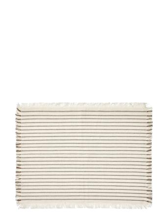 Elouise Dækkeserviet Home Textiles Kitchen Textiles Placemats Cream Broste Copenhagen