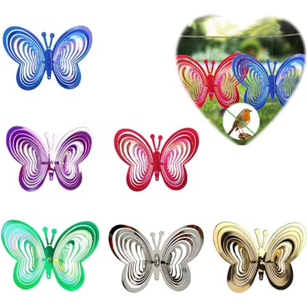 Reflekterende vindmølle, reflekterende fugleskræmsel, reflekterende fugl