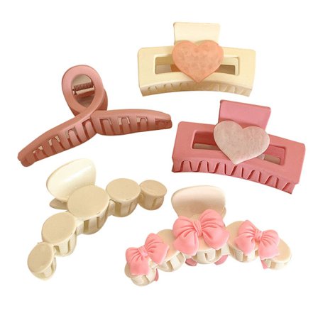 Hårklämmor Claw Clips Set för kvinnor, flickor