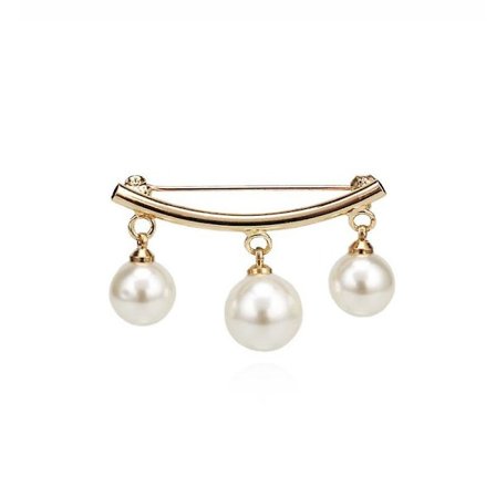 Antivandringsbrosch Pärlhalsband Minimalistisk Liten Pin