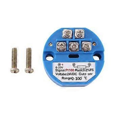 PT100 Typ till 0-10V 0-100 Grader RTD Ingång 0-10 a Utgång DC24V Termisk Resistans Temperatur Transm