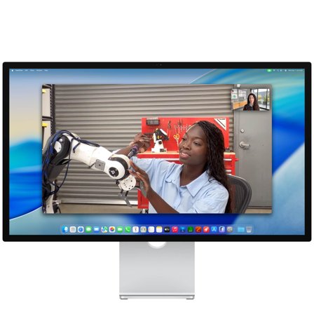 Apple Studio Display (2026) Standard glass - stativ med vinkeljustering 27" Retina 5K-skjerm, 12 MP kamera, P3, 600 nit, USB-C/Thunderbolt 5