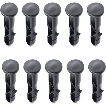 65 x 18 mm 10-pakning hengselpinner for søppeldunklokk