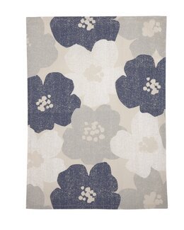 Viskestykke med blomster Lotta Blå