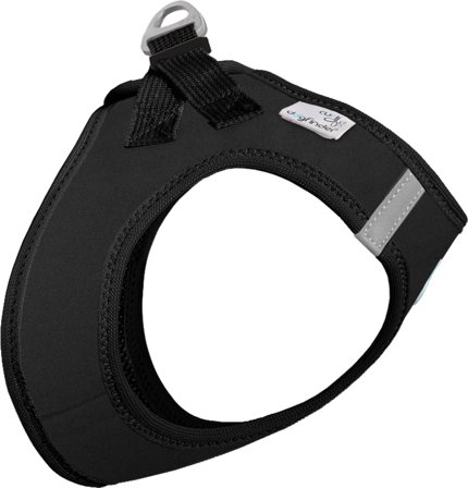 Curli Vest Harness Softshell XXXS Dog Harnesses & Dog Collars Black XXXS
