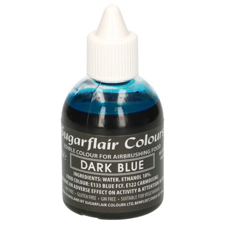 Spiselig Airbrush Farve Mørkeblå