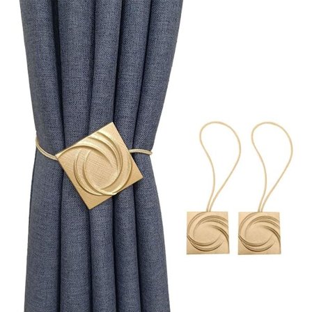 Sæt med 2 gardinholdere Magnetisk gardinspænde Gardinholdere