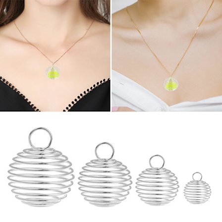 80 st pärlburar spiralhängen