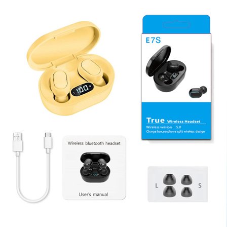 Mini TWS True Wireless 5.0 Bluetooth In Ear Macaron A7S öronproppar