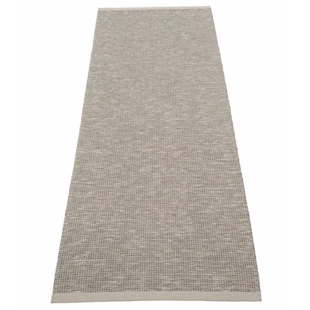Pappelina Matta 225x70 cm, warm grey/charcoal | Inredning > Mattor | Bagaren och Kocken