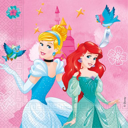 Prinsessat Servetit 20-pack