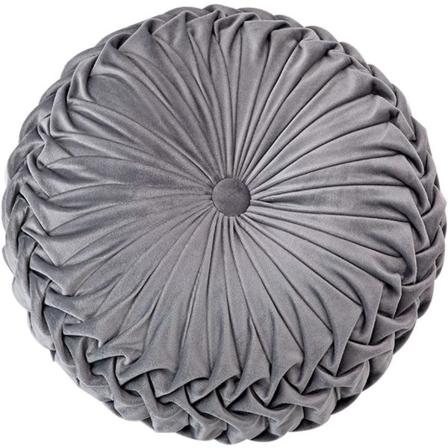 Heitä tyyny sohvalle koristeellinen 3D kurpitsa pyöreä samettityyny sänkyyn tuoli lattia 15"X15"" Gray 15""L x 15""W"