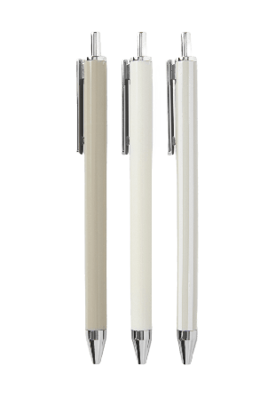 Åhléns Home Kulspetspenna KIT, 3-pack Pennor & kontorsmaterial Brun ONESIZE