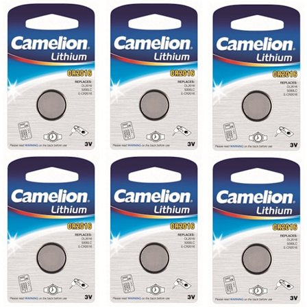 Batteri CR2016 6st Lithium