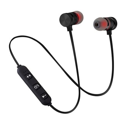Magnetiskt Nackband Bluetooth Headset M9 Trådlöst 4.2 Sport In Ear Brusreducering Svettsäkert Hands Free Samtal Hörlurar