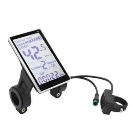 Elektrisk Sykkel LCD-Måler 5 Pin 24V 36V 48V 60V Universal E Scooter M5 LCD Panel Skjerm for 31.8 22.2