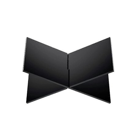 Akryl Bogholder Til Læsning, X-Formet Bogstøtte Til Læsning af Åbne Bøger Akryl Staffeli Display Stand Til Kogebøger -