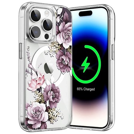 iPhone 16 Pro Cover MagSafe Blommor-FD-