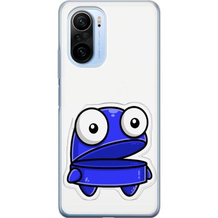 Kompatibel Mobilcover til Xiaomi Xiaomi Mi 11i Blå tegneseriefigur med åbent udtryk og store øjne i sjov illustration