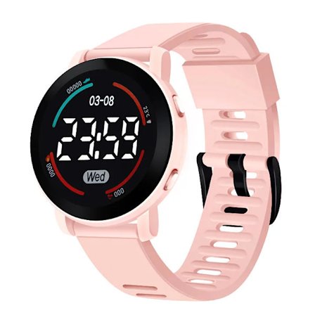 Damklockor LED Digital Elektronisk Klocka Herr Utomhus Sport Casual Slim Mjuk Silikon Damarmbandsur Reloj Digital Mujer