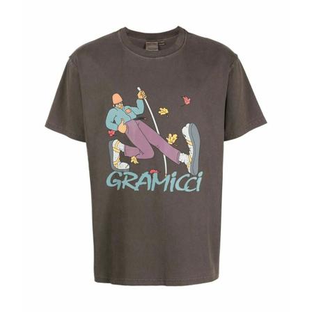 Gramicci, T-Shirts Bruin, Heren, Maat:S