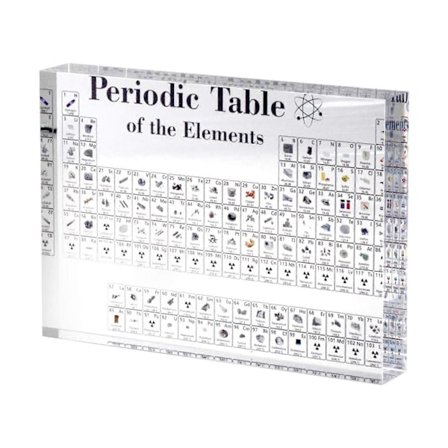 JIKAIX Jaksollinen järjestelmä Vedenpitävä Tarkka Läpinäkyvä Hieno työstö Helppolukuinen Opetus Akryylikäsitöitä Koriste-elementit Opetusväline Koulu 