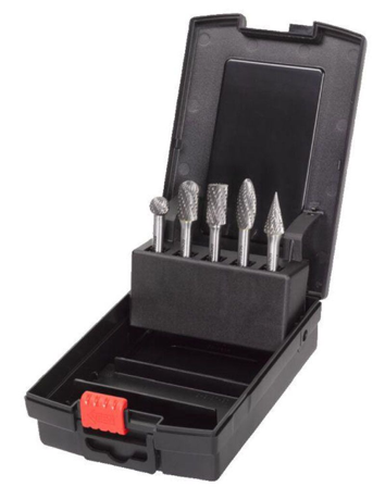 Milwaukee 4932493577 Hårdmetallfilssats 5 delar, Fräsa & hyvla